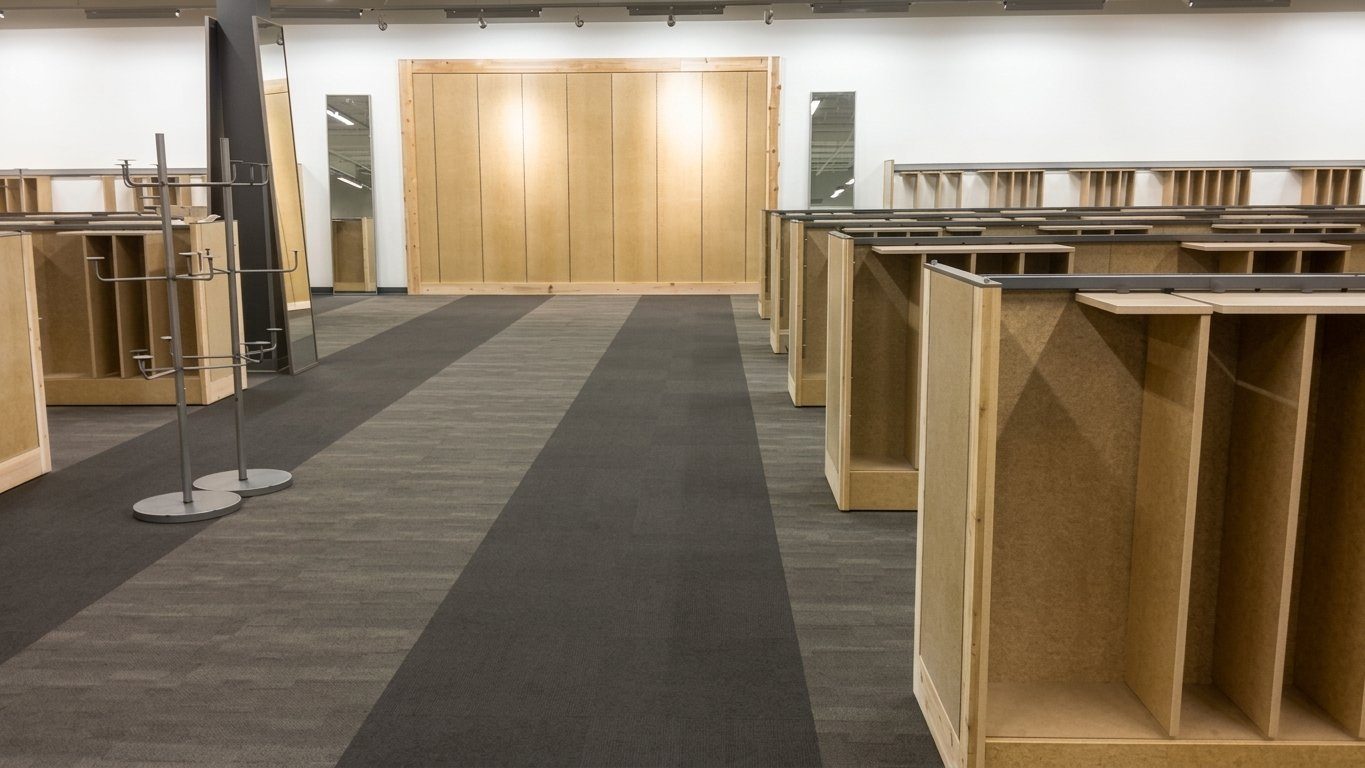 DSW ceiling construction, Savannah, GA